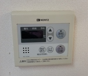 東京都西東京市の台所リモコン交換前、ノーリツのRC-7101M